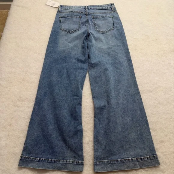 Viral Time and Tru Women's Flare Jeans With Seam 10 - Picture 5 of 9